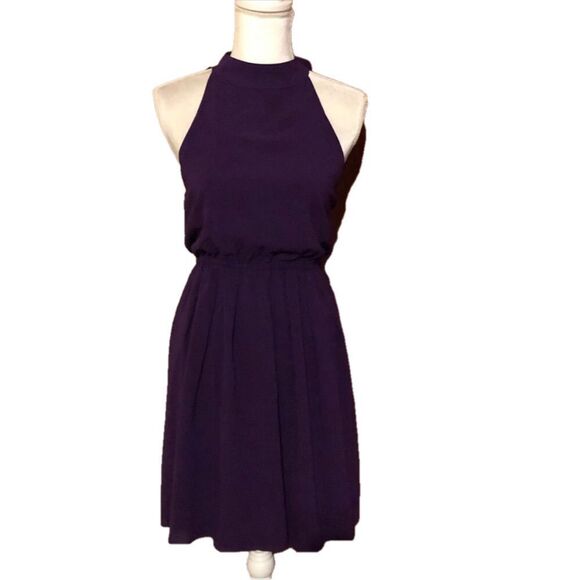 Alice & Oliva Silk Halter Dress - Picture 1 of 6